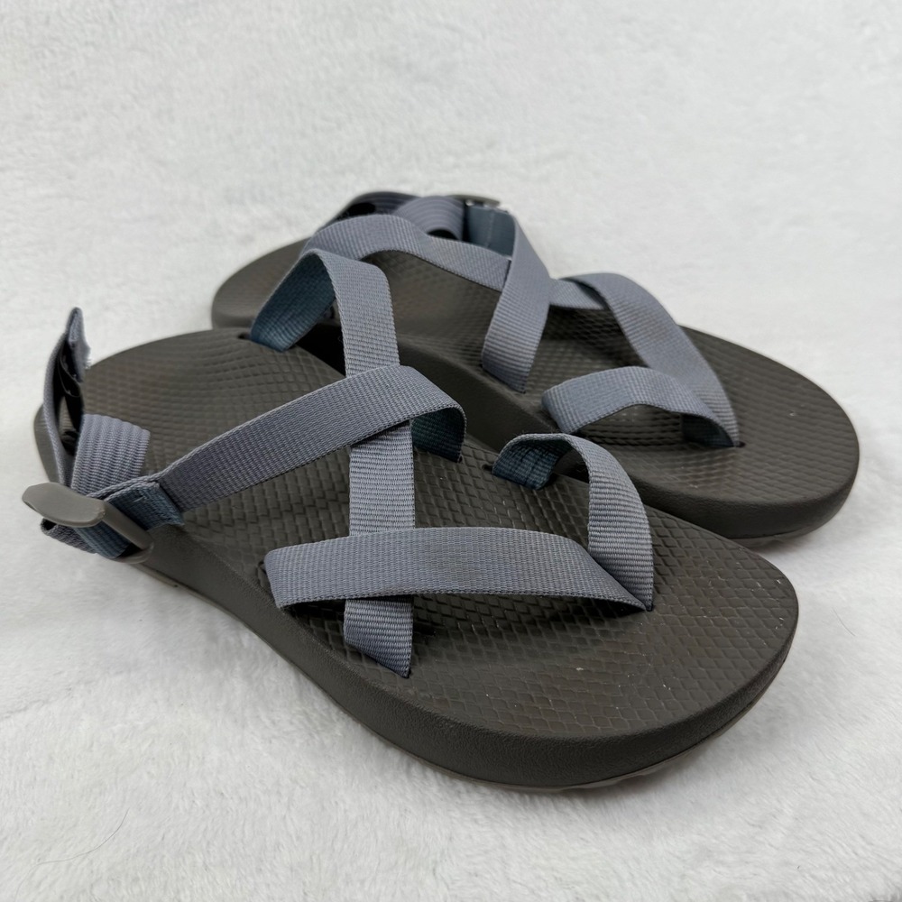 Chaco‎ Womens JCH107836 Gray Adjustable Strap Sandals Size 9 Casual Shoes